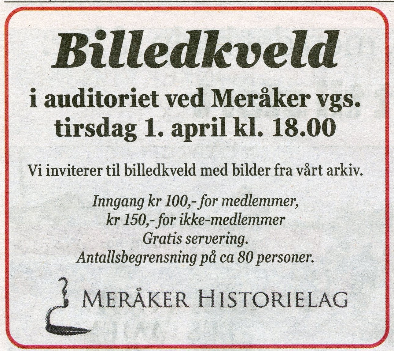  Billedkveld tirsdag 1. april